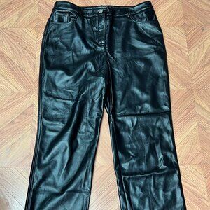 Black Pleather Pants